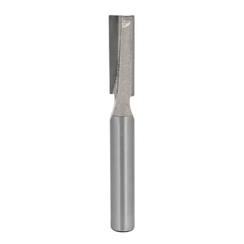 

1/4-Inch Shank 1/4-Inch Cutting Dia Double Flute Carbide Tipped Cleaning Bottom Router Bit Cutter
