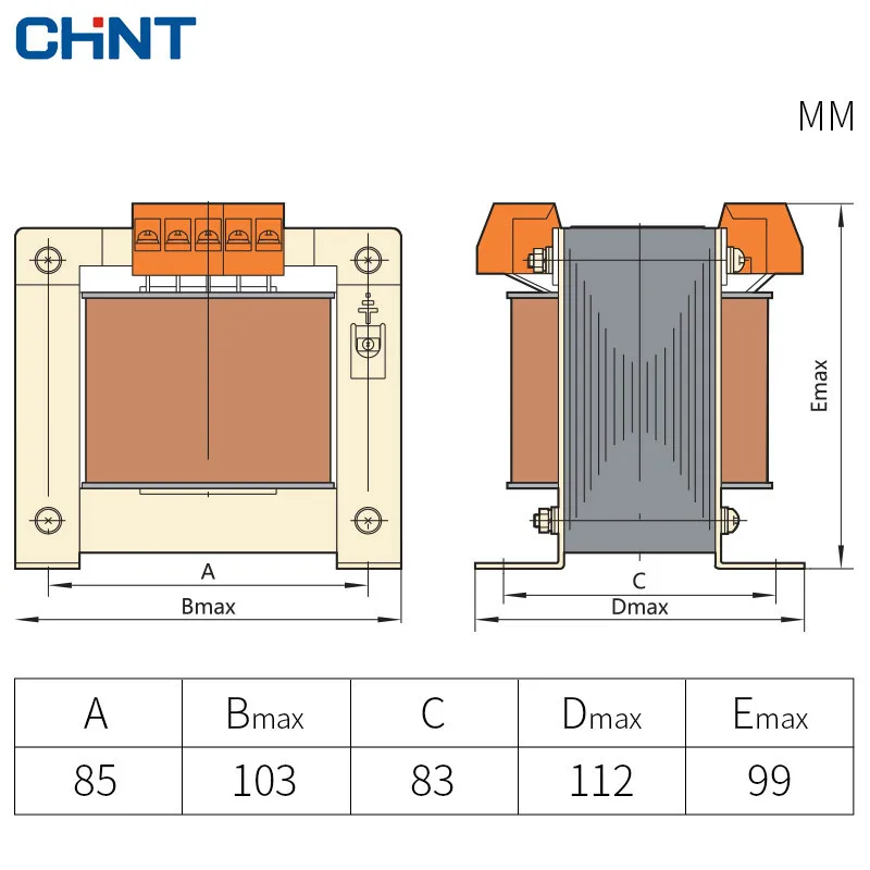 CHINT трансформатор 200 Вт Управление трансформатор NDK-200VA 380v 220v изменение 36v 24v 110v