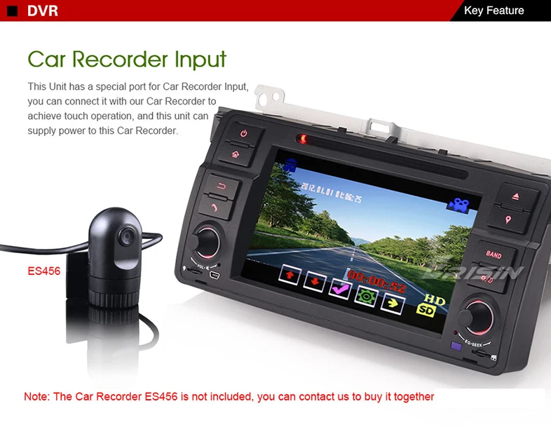 Discount Erisin ES7162B 1 Din 7 inch Car DVD Player DAB+ 3G Radio FM Canbus GPS Navigator for BMW E46 M3 11