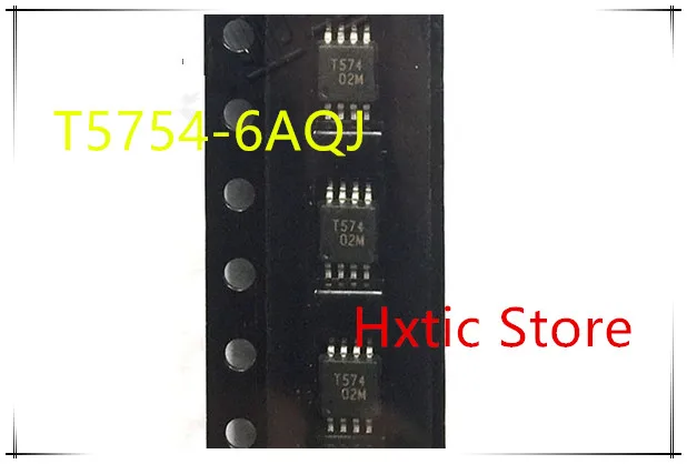 10PCS T5754 6AQJ T5754 6AQ T5754 T574 MSOP 8