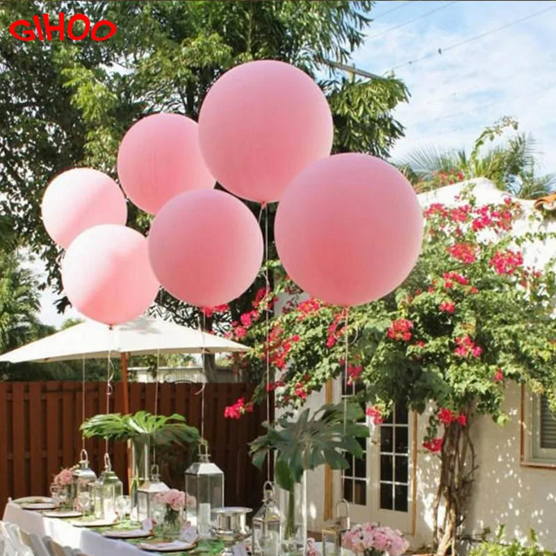 

GIHOO 5pcs 10pcs 18inch Party Balloons Ball Helium Inflable Big Latex Balloons For Birthday Party Wedding Decoration
