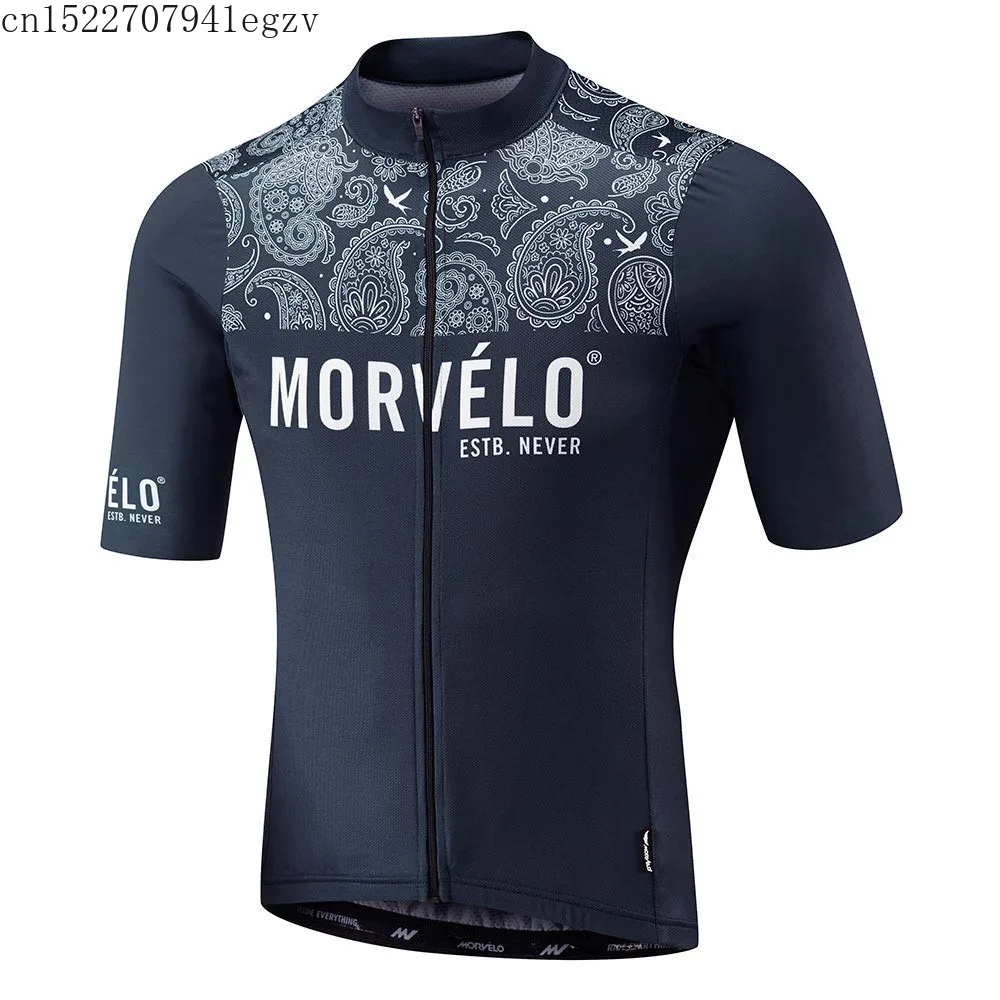 2018 morvelo Велоспорт Джерси человек стандартный велосипед короткий рукав рубашка
