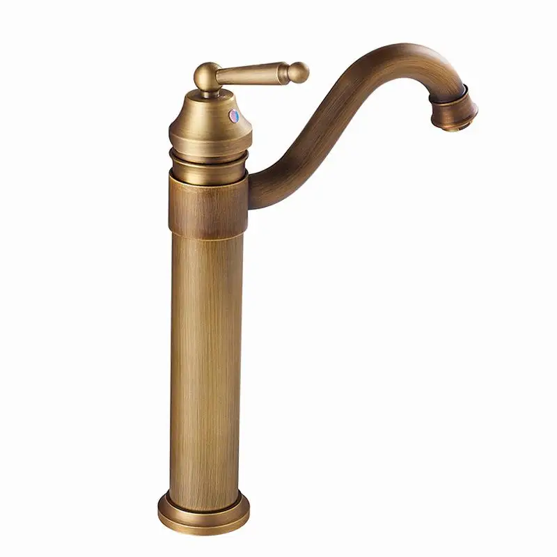 

Faucet Antique All Copper Faucets Low Lead Kitchen Faucet European Style Vessel Sink Water Tap Mixer