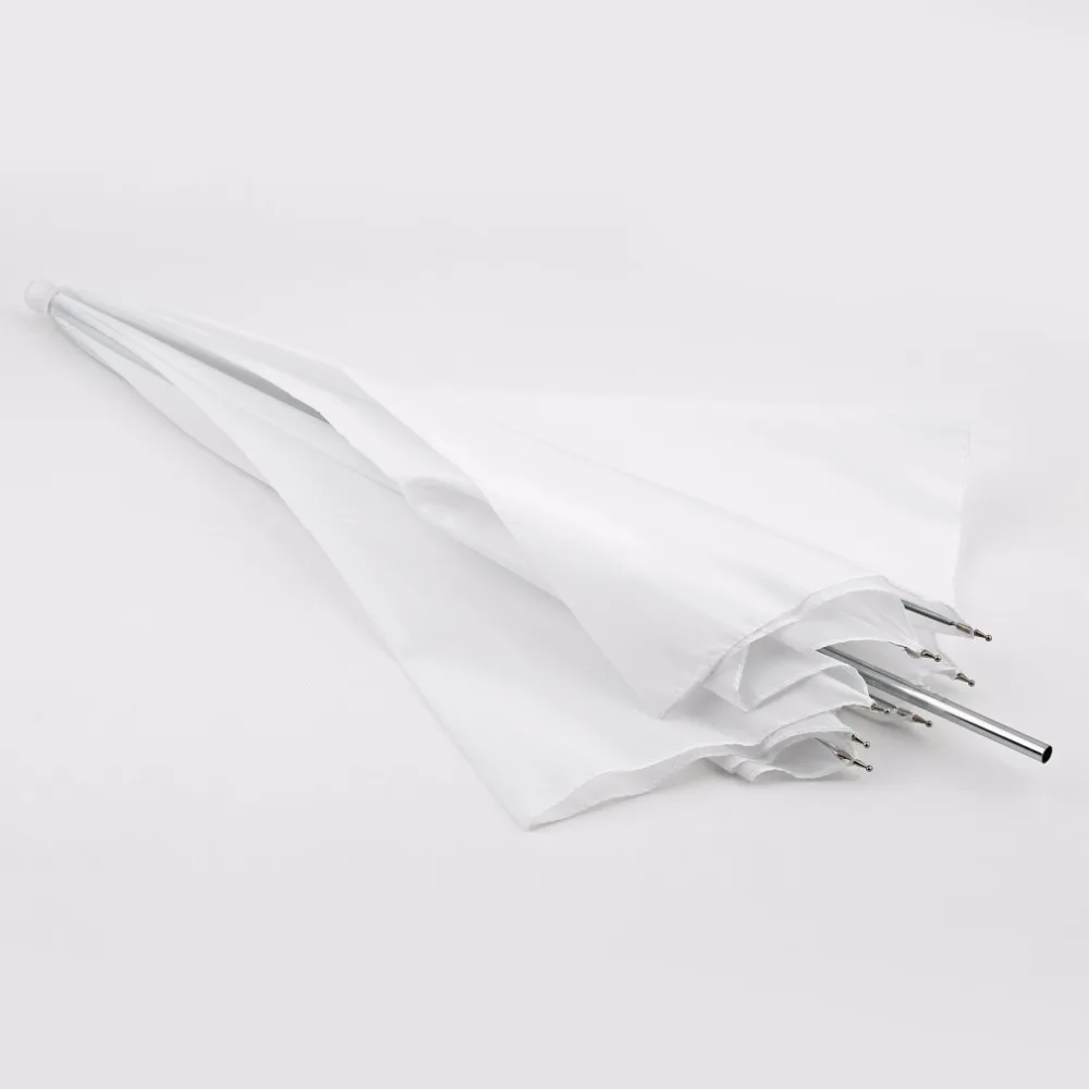Новейший 33 дюйма 83 см профессиональный студийный фотовспышка полупрозрачный мягкий Блестящий зонтик белый нейлоновый материал алюминиевый вал