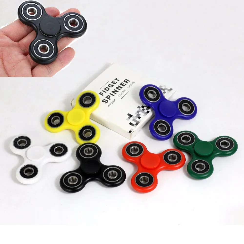

Creative Funny Fidget Spinner Hand Tri-Spinner Finger Toy Plastic EDC Hand Spinner For Autism and ADHD Rotation Time Long Toys