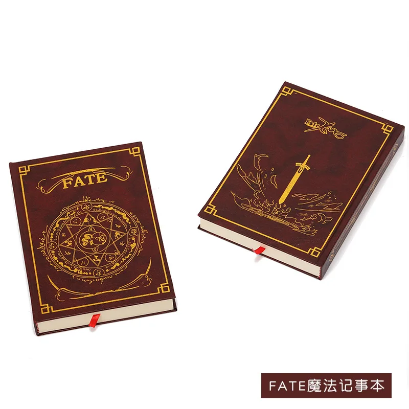 Аниме fate saber notebook pocketbook магический блок блокнот портативная книга |
