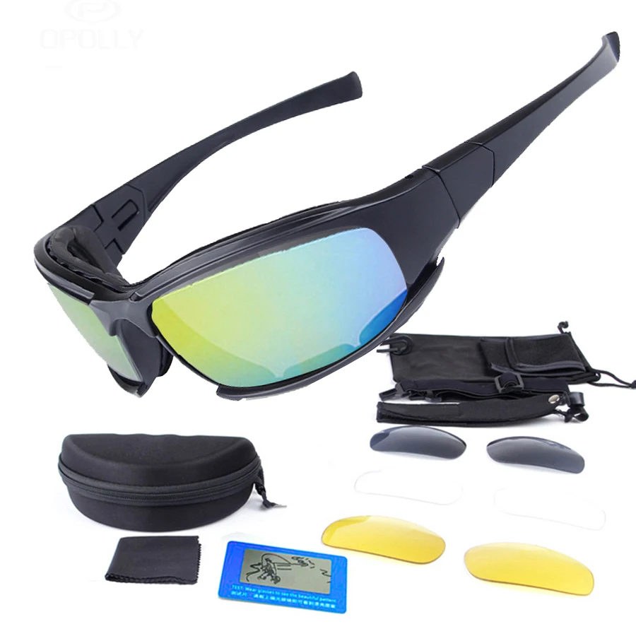 Очки для ловли нахлыстом, мужские поляризованные солнцезащитные очки для рыбалки, 3 шт линзы, желтый коричневый прозрачный+ 1 Полароид серые линзы UV 400