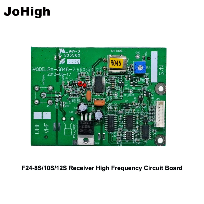 

JoHigh Industrial Crane Remote Accessory PCB F24-8S/10S/12S Receiver high frequency circuit board