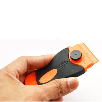 

Mini Razor Scraper Single Edge Razor Blade Glass/Ceramic/Paint Oven Glue Remover Window Tint Tools Car Sticker Squeegee