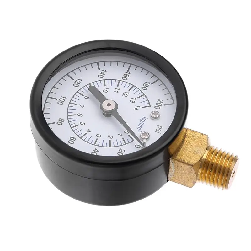 Датчик давления воды воздуха газа 1/4 ”NPT резьба 0-200 PSI 0-14 кг/см² для водопроводного крана