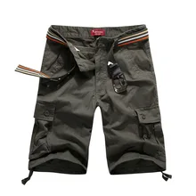 Мужские шорты Модные клетчатые пляжные шорты мужские s повседневные камуфляжные шорты в стиле милитари короткие мужские брюки бермуды Рабочая одежда