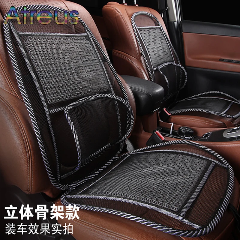 Universal Car Cool Seat Covers Lumbar Support Cushion For Chair Universal Car Cool Seat Covers Lumbar Support Cushion For Chair Sofa Office Waist Back Man Women Travel Accessories In Supports From