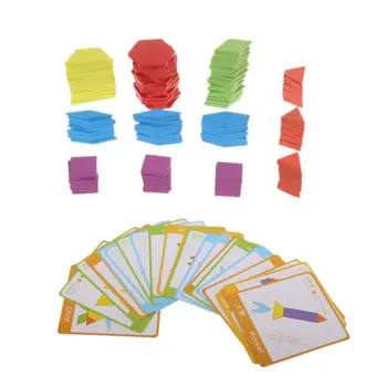 

155pcs Montessori Wooden Jigsaw Puzzle Board Set With Storage Bag Early Educational Toy Kids Toy Gift