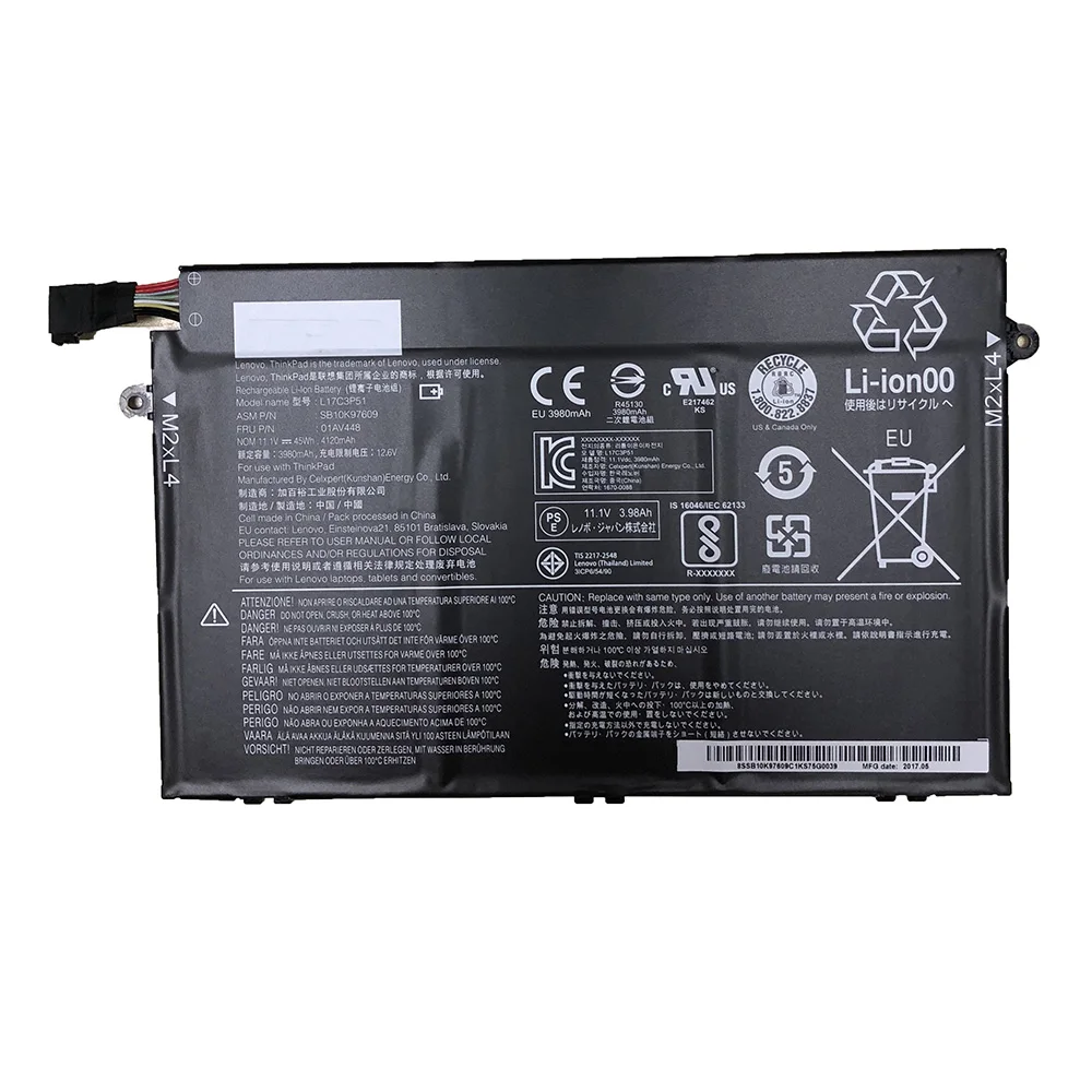 11,1 V 40WH 01AV448 аккумулятор для ноутбука LENOVO ThinkPad E490(2DCD) E585(0QCD) 4120 mAh серии
