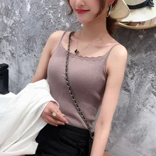 Камзол женский Лето Внутри ремни пикантные sexy Тонкий вязанная кофта Топы, одежда