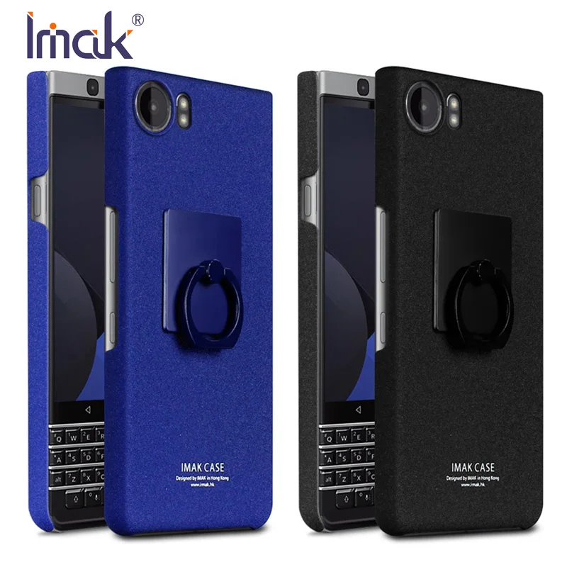 

Original Imak Cover for BlackBerry KEYone Case 4.5 inch Hard PC Matte Phone Case for BlackBerry Mercury Cover + Ring Holder