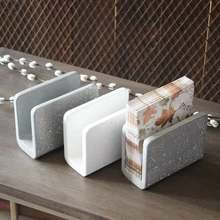 Бетонная коробка для салфеток, силиконовая форма для цемента, коробка для полотенец, креативная штукатурка, бетонная форма для рукоделия, для дома, ecoration