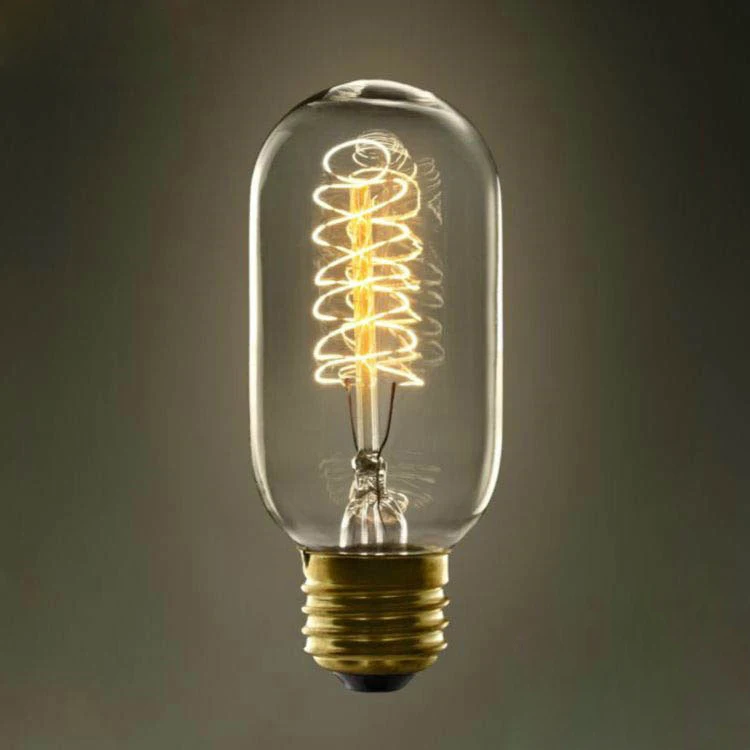 

LightInBox Wrap Wire Incandescent Vintage Edison Light Bulb For Living Room Bedroom Study Room Kitchen E27 AC 220V 40W T45