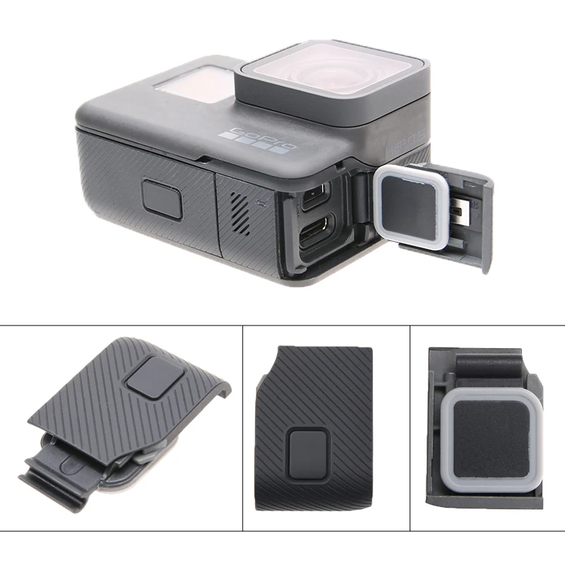 Запасная Боковая дверь USB-C Mini HDMI порт боковая крышка запасная часть для GoPro HERO5 HERO6