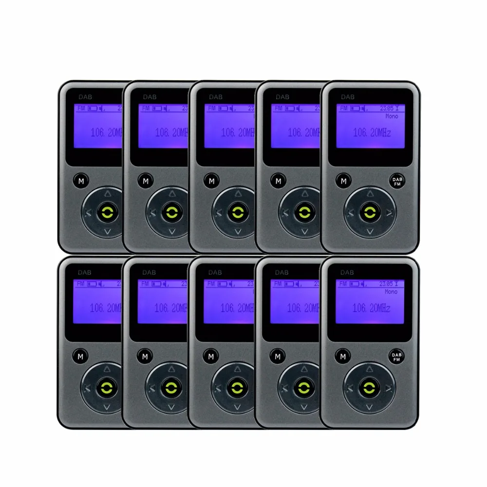 

10pc Portable Digital DAB/DAB Radio FM Radio Stereo Receiver REC Recorder Lossless Music Player Automatic Search Local DAB Y4107
