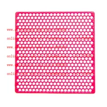 Зубная стоматология протез лаборатория круглый воск сетка удержания сетки воск чистая пункт толщина 0,8 мм отверстие 2,3 мм 6014R 20 шт