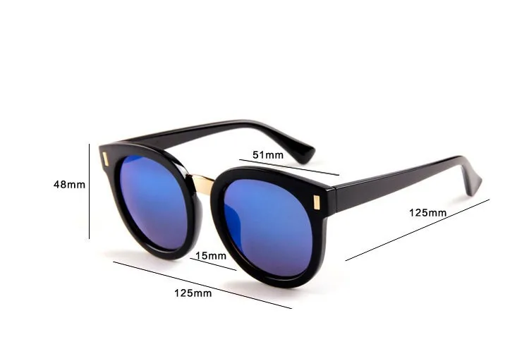 Kinder zonnebril/ очки для мальчиков и девочек, милые Солнцезащитные очки в ретро-стиле с круглой оправой для детей, высококачественные детские солнцезащитные очки с заклепками n717