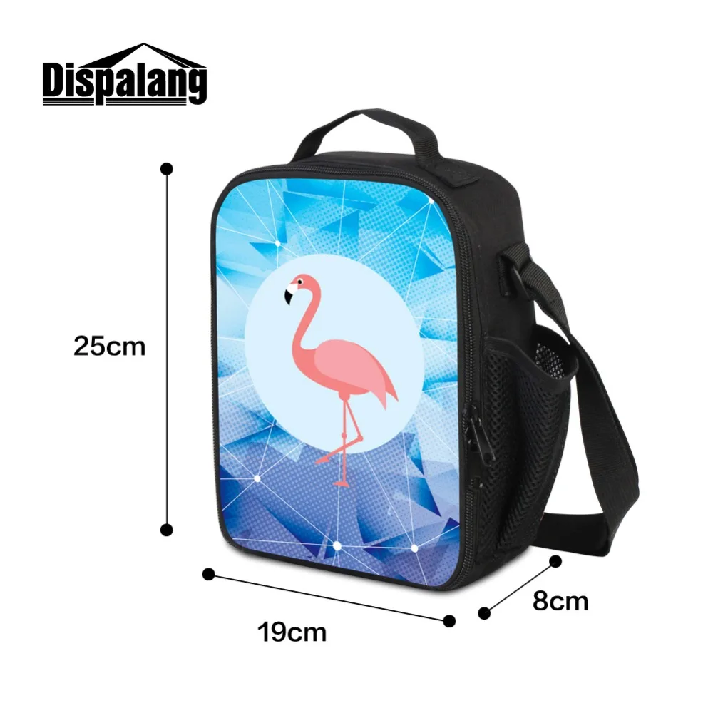 3 PCS Set 16 Inch Backpack With Pencil Case Lunchbag For School Flamingos Animal School Bags Children Custom Design Bagpack Pack