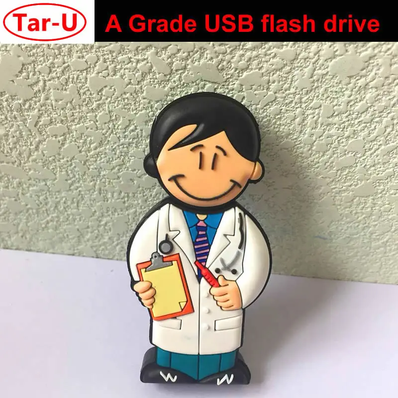 Бесплатная доставка: 100 шт. usb флеш накопитель в виде медсестры 4 ГБ 8 16 32 ГБ|usb flash drive