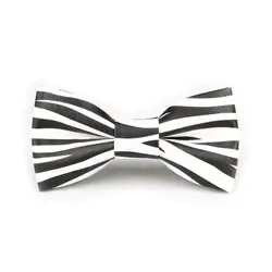 HOOYI 2019 PU галстук-бабочка классный галстук для мужчин подарок на свадебную вечеринку бабочка в полоску плед