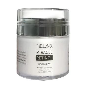 

50ML 2.5% Retinol Face Moisturizer Cream Anti Aging Active Hyaluronic Acid & Vitamin E Deep Moisturizing Skin Whitening