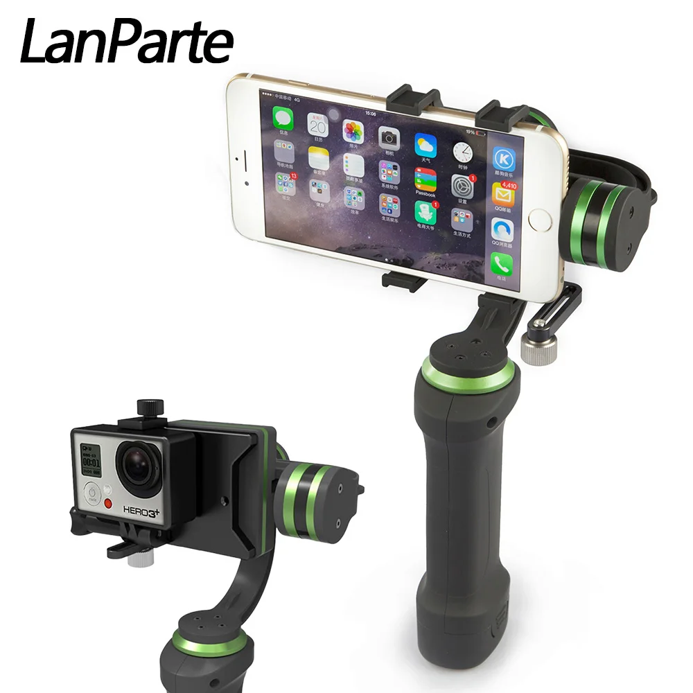  Lanparte HHG-01 professional 3 Axis Gimbal stabilizer Brushless handheld steadicam smartphone stead