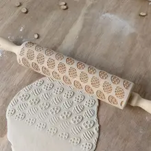 Пасхальная рельефная Скалка резная деревянная выпечка печенье, фондан, пирог тесто роликовые формы для яиц печать штамп