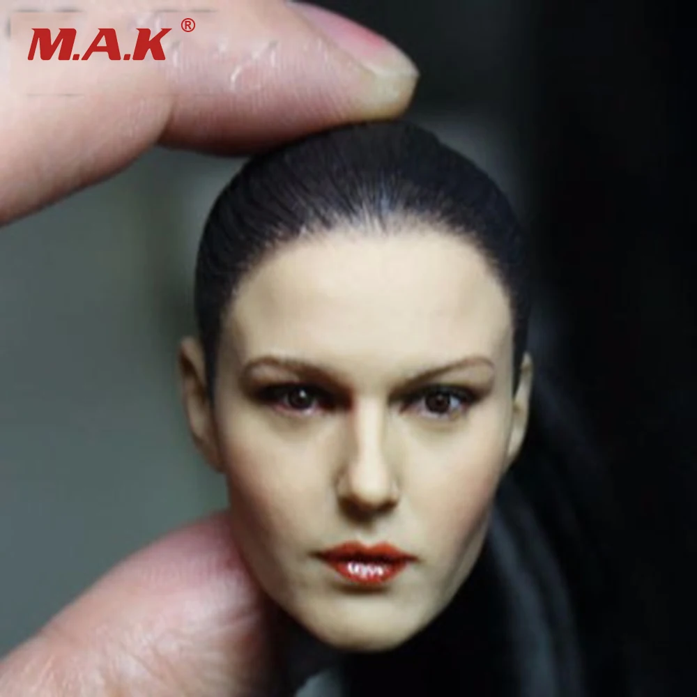 1/6 женская голова обрушения аксессуар Lin сестра Глава Sculpt с длинными черные прямые волосы модель для 12 ''фигурку средства ухода за кожей