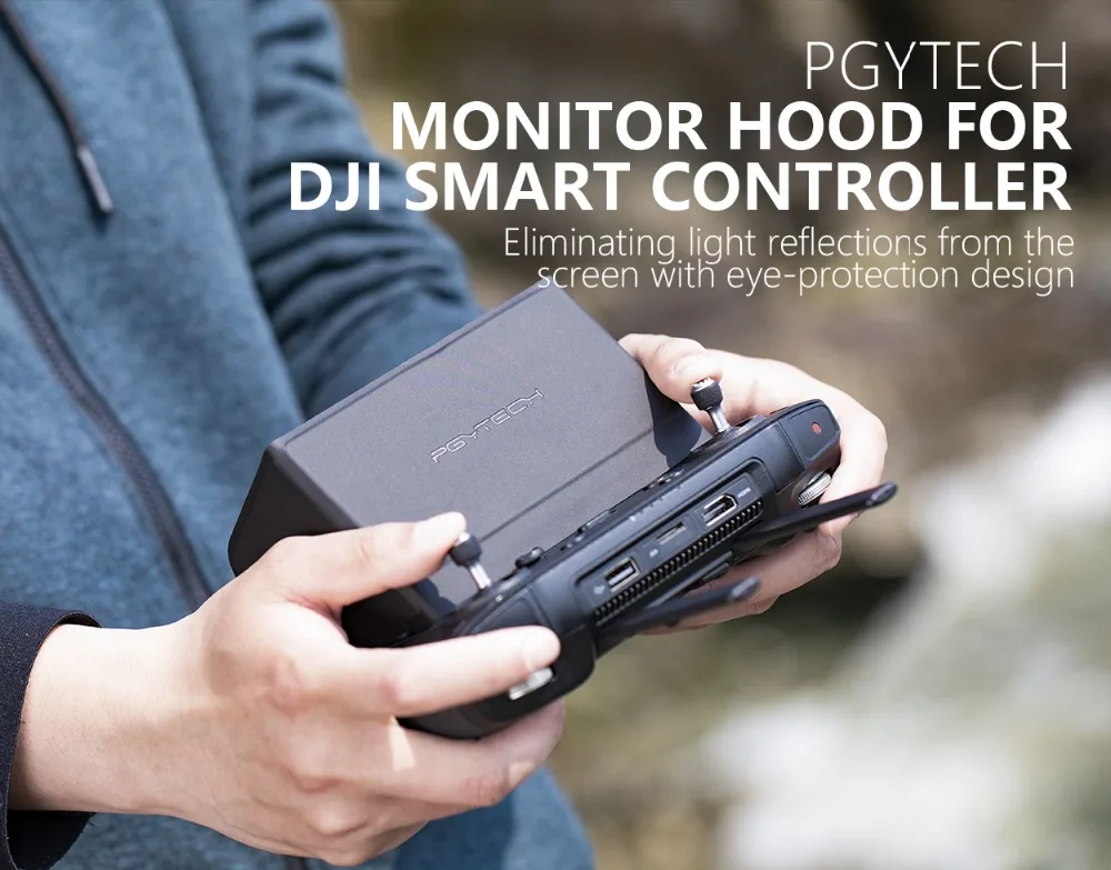 PGYTECH монитор капот для DJI Smart контроллер солнцезащитный козырек для DJI Mavic 2 Pro Дрон пульт дистанционного управления аксессуары