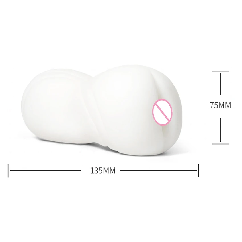 Реалистичный Мужской мастурбатор с глубоким горлом White S/L 4D интимные игрушки для