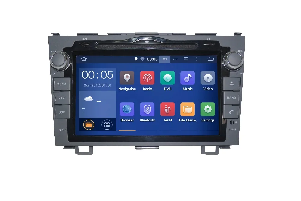 Excellent GIFTS ROM 16G Quad Core Android 7.1 Fit HONDA CRV 2006 2007 2008 09-2011 CAR DVD PLAYER Multimedia Navigation GPS DVD STEREO MAP 1
