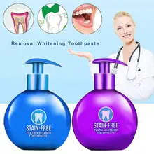 Интенсивное удаление пятен отбеливающая зубная паста для борьбы с кровотечением десны зубная паста натуральный фруктовый аромат предотвращает распад зубов stengthe