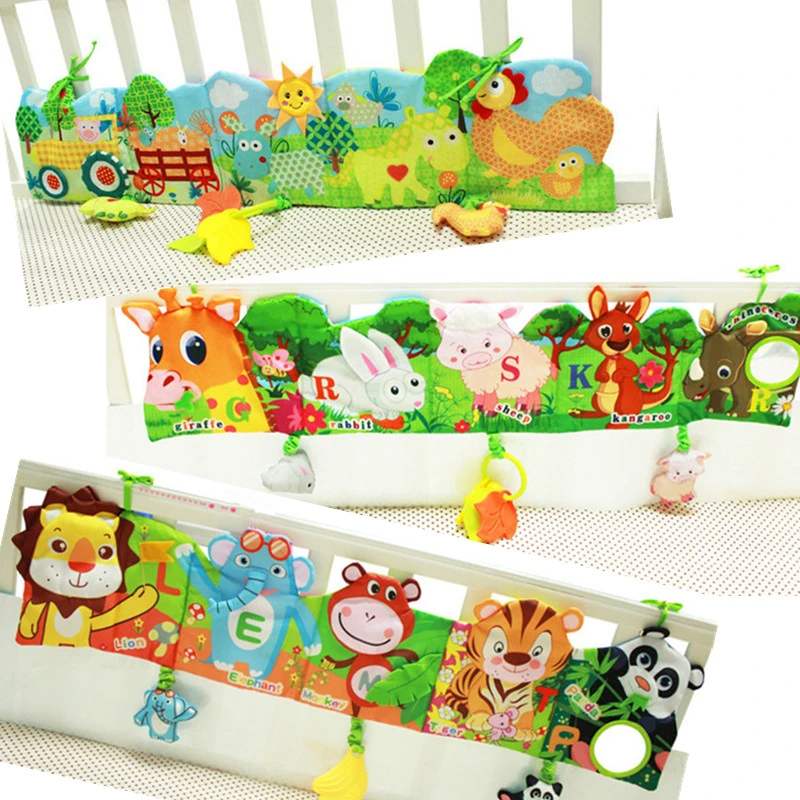 Livre En Tissu Pour Bebes De 0 A 12 Mois Jouet Educatif Hochet Poussette Lit Bruissement Aliexpress
