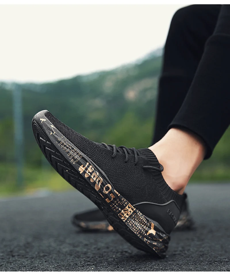 Модные Мужская обувь для отдыха Летние сверхлегкие, воздухопроницаемые сплетенные из сетчатого материала; обувь в стиле Звезд черного цвета повседневная обувь мужские кроссовки 9908 мягкий Для мужчин кроссовки
