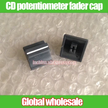 

2pcs gray CD speed potentiometer fader cap / slide fader potentiometer cap S1000 100 800 / W 18MM H11.5MM hole 4MM
