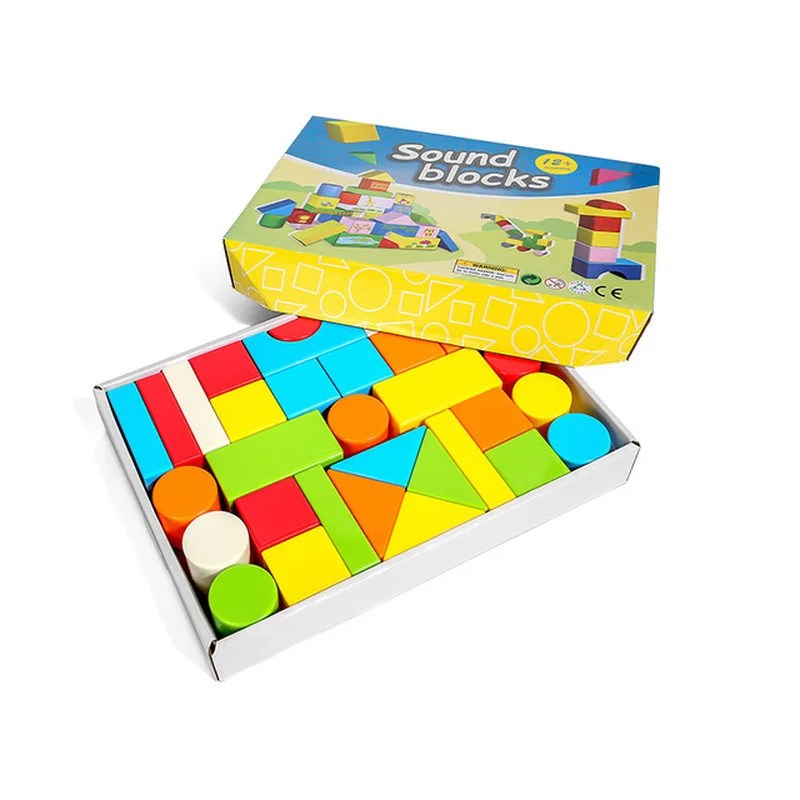 

Building Blocks Toys Large Particles Sound Modeling Environmentally Friendly Resin Odorless Educational Toys Model for Children