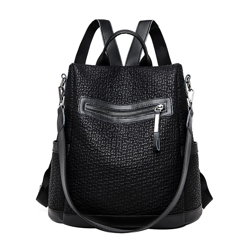 

AOTIAN Women Backpack Leisure Travel Backpack Japan Korean Style Soft Leather Pattern Bag Large Capacity Schoolbag A30