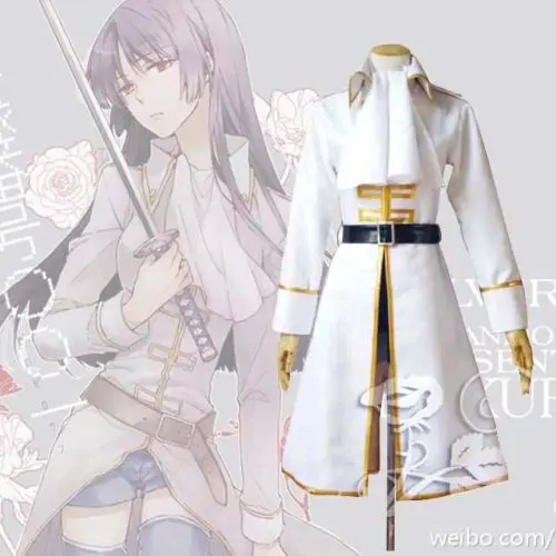 Gintama Imai Nobume White Military Uniform Cosplay Costume Custom Made Free Shipping Cosplay Costume Uniform Cosplaycustom Cosplay Costume Aliexpress