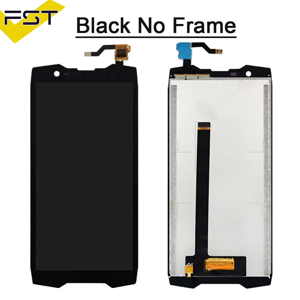 Tanie 100% przetestowany wyświetlacz Lcd z ekranem dotykowym Digitizer do Blackview BV6800 Pro Lcd z częściami zamienny zestaw ramy