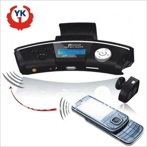 YK168D Steering Wheel Bluetooth Handsfree Car Kit with MP3 Player and