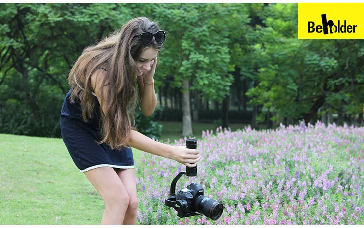 Beholder DS1 3-Axis Handhled Gimbal Stabilzier 32bit Camera Mount Support Canon 5D 6D 7D DSLR