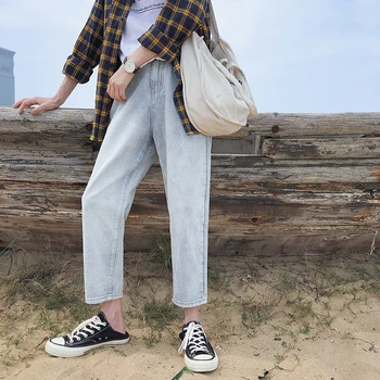 

2019 Summer Men's Fashion Trend Brand Stretch Slim Fit Classic Style Jeans Male Casual Pants Biker Denim Trousers Size M-2XL