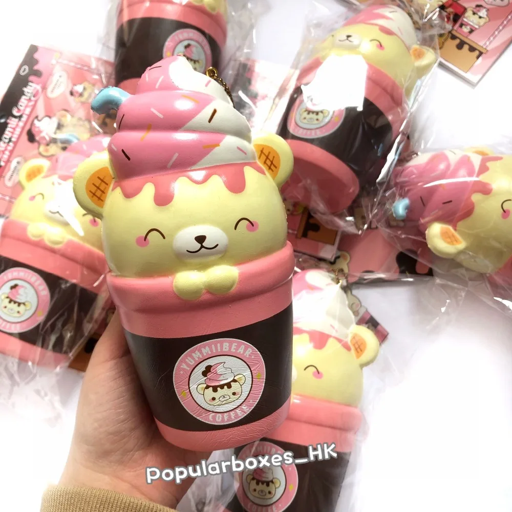 Медленно восстанавливающая форму игрушка Creamiicandy yummiibear кофе | Игрушки и хобби
