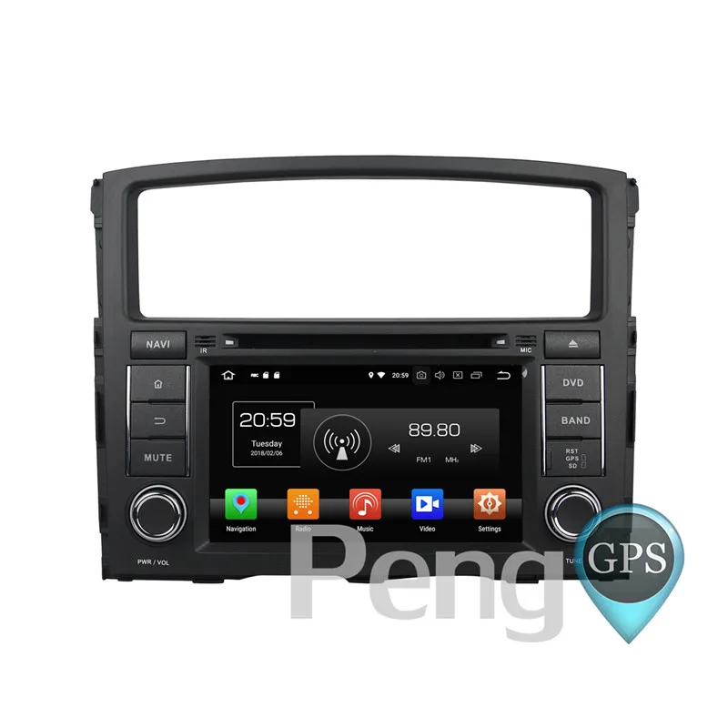 Sale 4G+32G Octa Core 2 Din Stereo Android 8.0 Car Radio for Mitsubishi PAJERO V97V93 2006-2012 GPS Navigation CD DVD Player 5