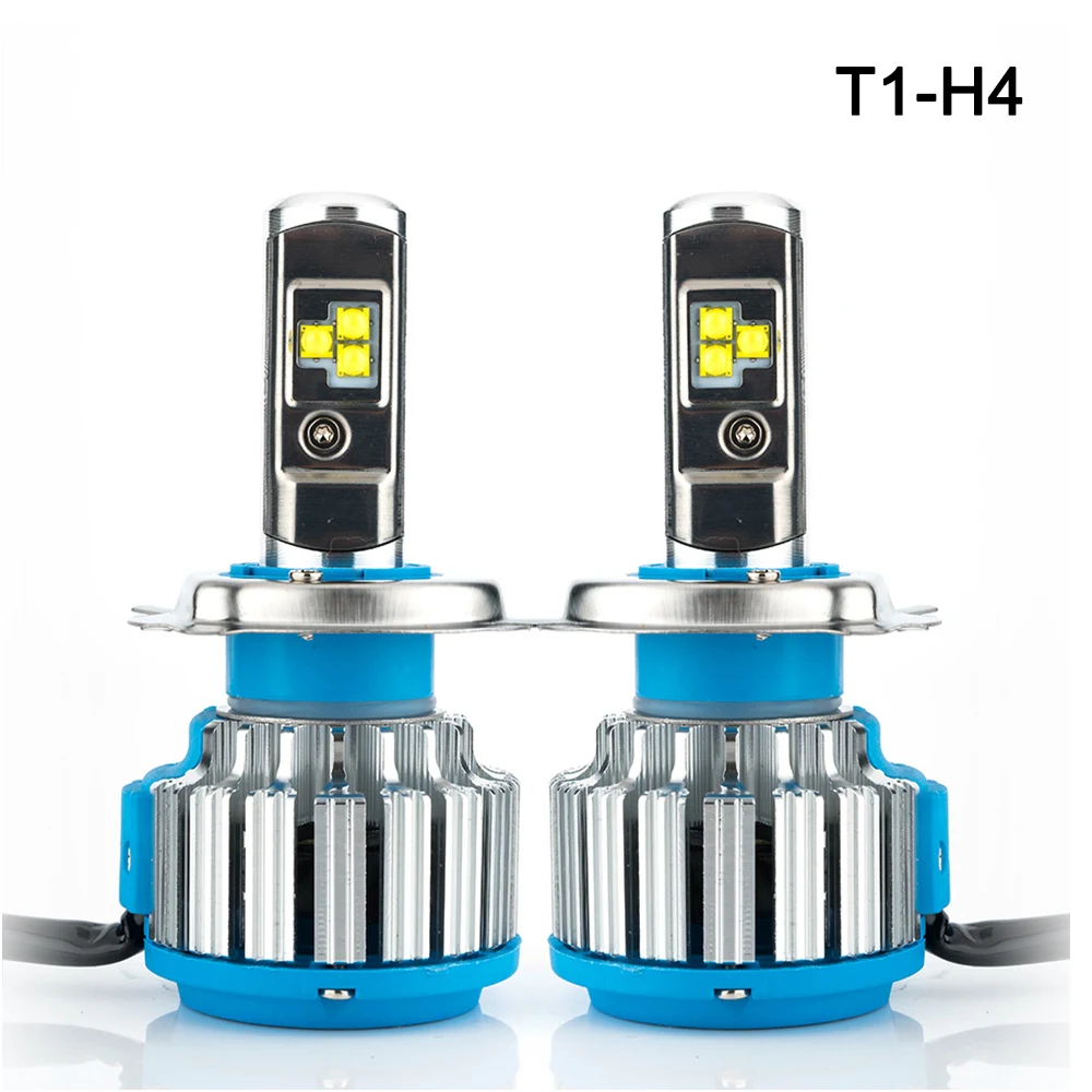 2 шт. H7 светодиодная лампа для фар Turbo LED H4 автомобильная 8000LM 6500k Автомобильные фары